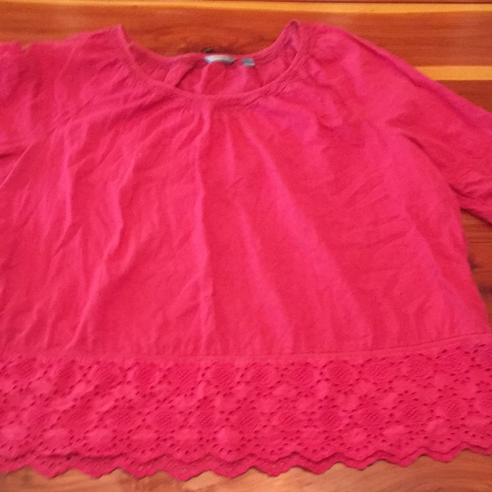 Ladies Izod Plus Size Blouse